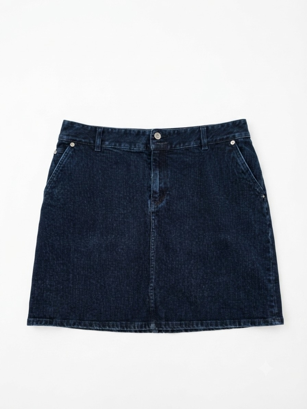 Lauren Ralph Lauren Dark Blue Denim Mini Skirt